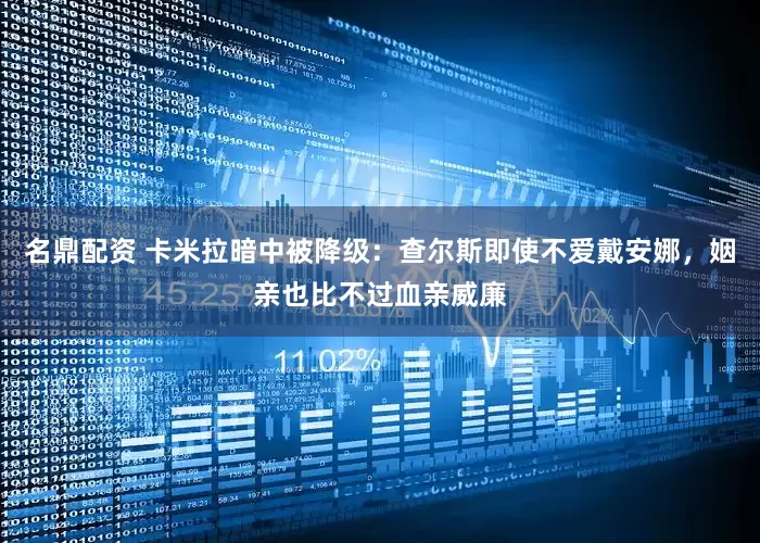 名鼎配资 卡米拉暗中被降级：查尔斯即使不爱戴安娜，姻亲也比不过血亲威廉